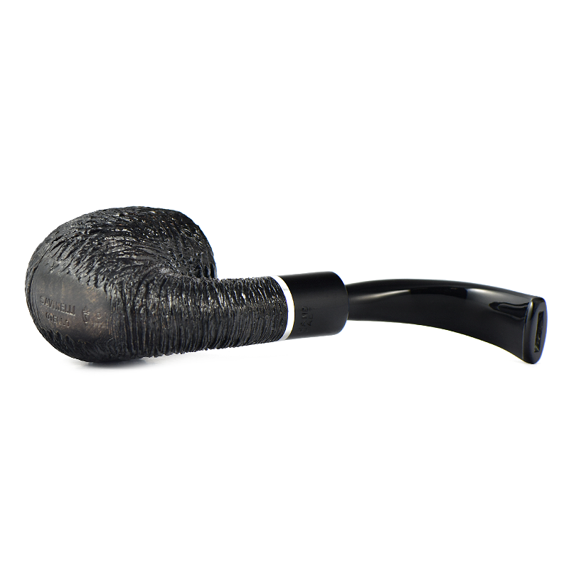 Курительная трубка Savinelli Otello Rustic Black 614 (фильтр 9 мм)